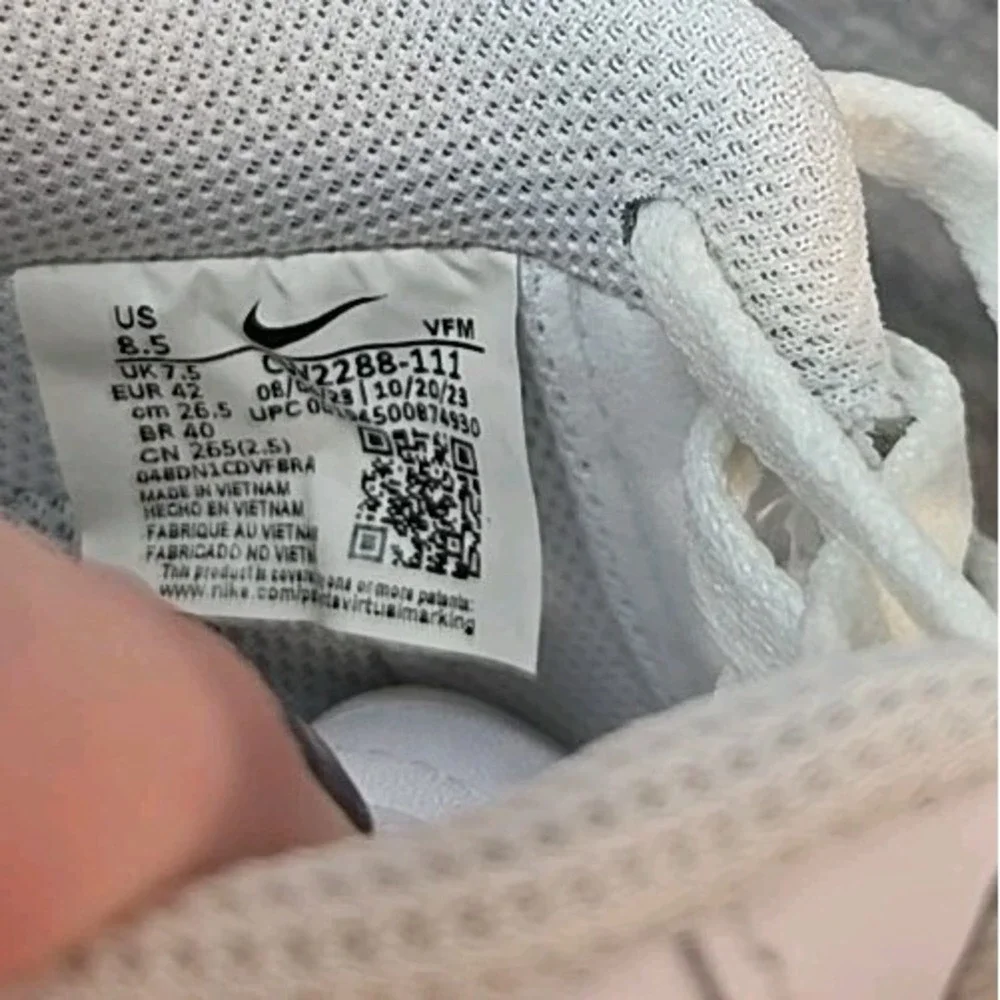 Nike Air Force 1 One Low Triple White '07 Men's‎ Retro Classic, Size 8.5
